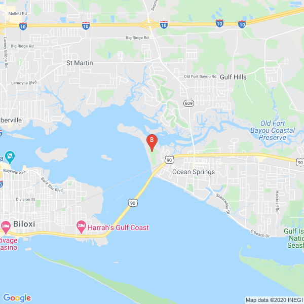 Sekul's Pool Service location map: 316 Lovers Ln, Ocean Springs, MS 39564, United States, Ocean springs, Mississippi
